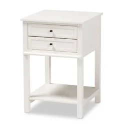 2 Drawer Willow Wood Nightstand - Baxton Studio -Furniture Store GUEST 603af2b1 0a56 4620 bd23 8860806cdd6f