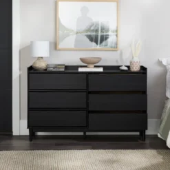 Mid-Century Modern Solid Wood 6 Drawer Double Dresser - Saracina Home 26 Mid-Century Modern Solid Wood 6 Drawer Double Dresser - Saracina Home -Furniture Store GUEST 6055ff97 4649 4b8d 9ad4 41a92d811076
