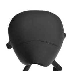 HOMCOM Rolling Saddle Stool, Swivel Salon Chair, Ergonomic Faux Leather Stool, Adjustable Height With Wheels For Spa, Salon, Massage, Office, Black -Furniture Store GUEST 60b0f174 d373 46a1 b81f 07f8f757ccc5