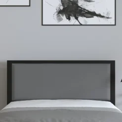 Merrick Lane Headboard Upholstered Headboard With Metal Frame And Adjustable Rail Slots -Furniture Store GUEST 60fe4b6b 88bd 45ab 9d5a 8d7c559c328a