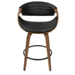 Set Of 2 Symphony Mid Century Modern Counter Height Barstool Faux Leather Walnut/Black - LumiSource 15 Set Of 2 Symphony Mid Century Modern Counter Height Barstool Faux Leather Walnut/Black - LumiSource -Furniture Store GUEST 61838f07 4129 40ef b120 f67b372c3f52