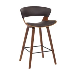 26" Jagger Faux Leather Wood Counter Height Barstool - Armen Living 15 26" Jagger Faux Leather Wood Counter Height Barstool - Armen Living -Furniture Store GUEST 634400cf 5165 4b33 9379 a91a423a9eb8