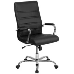 Emma And Oliver High Back Executive Swivel Office Chair With Metal Frame And Arms -Furniture Store GUEST 63bcaae9 5b7e 4319 a791 6be9d990f1d6