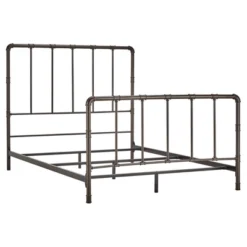 Marmora Industrial Piping Metal Bed - Inspire Q® -Furniture Store GUEST 6470a209 1866 41fb b5ba a4f05d77b9e3