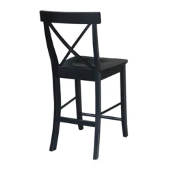 24" Martha X Back Counter Height Barstool - International Concepts -Furniture Store GUEST 65205416 61bf 4884 8c2b fb89a9c6ab8e