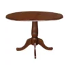 29.5" Lyla Round Dual Drop Leaf Pedestal Extendable Dining Table Espresso Brown - International Concepts 1 29.5" Lyla Round Dual Drop Leaf Pedestal Extendable Dining Table Espresso Brown - International Concepts -Furniture Store GUEST 660884a3 5afe 4b46 b5d1 743d3a8cf301