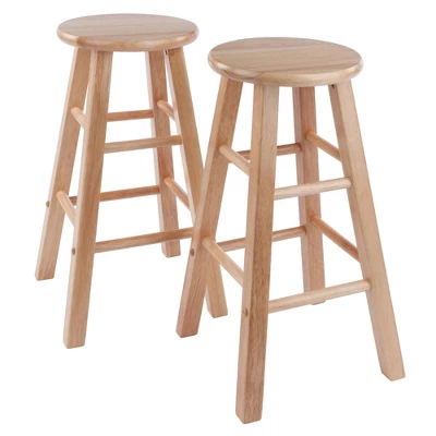 2pc 24" Element Counter Height Barstools - Winsome 9 2pc 24" Element Counter Height Barstools - Winsome - Image 7