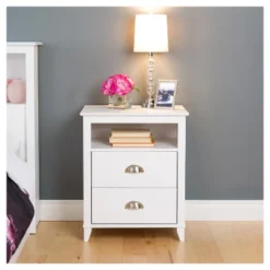 Yaletown 2 Drawer Nightstand - White - Prepac 9 Yaletown 2 Drawer Nightstand - White - Prepac -Furniture Store GUEST 666bf89f 38f3 4589 939c d316025bdcd7