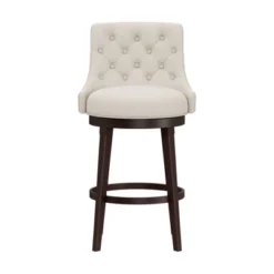 30" Halbrooke Swivel Barstool Smoke/Cream Hillsdale Furniture -Furniture Store GUEST 66b7bcc0 61f7 48d0 b32f 7844fa62b0c2