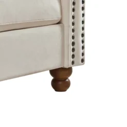 80.3" Classic Upholstered Sofa, Chesterfield Tufted Fabric Sofa Couch-ModernLuxe -Furniture Store GUEST 67303a56 4f3f 40c7 877d 3e27ac85827a