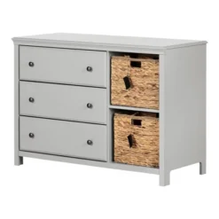 Cotton Candy 3 Drawer Dresser With Baskets - South Shore 18 Cotton Candy 3 Drawer Dresser With Baskets - South Shore -Furniture Store GUEST 6747e210 e59b 4290 9da2 f1bf14ebe3a6