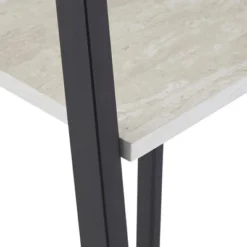 3pc Neveah Marble Ladder Desk And Bookcase Set Matte Black - Inspire Q -Furniture Store GUEST 67a9adac c92a 4233 bd90 e7b8a66f85c5