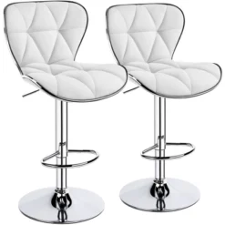Yaheetech 2pcs Height Adjustable PU Leather Upholstered Swivel Bar Stool Chairs 18 Yaheetech 2pcs Height Adjustable PU Leather Upholstered Swivel Bar Stool Chairs -Furniture Store GUEST 680525fb cabf 4e67 b5e6 3b33fe45295f