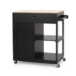 Telfair Kitchen Cart With Wheels - Christopher Knight Home 17 Telfair Kitchen Cart With Wheels - Christopher Knight Home -Furniture Store GUEST 684ef63a 4385 4a6d 92a1 f737cf2be1d0