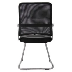 Mesh Back With Pewter Finish Guest Chair Black - Boss Office Products -Furniture Store GUEST 6969127d 5198 4490 9082 854936dfc101