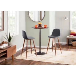 Set Of 2 Pebble Mid-Century Modern Barstools - LumiSource -Furniture Store GUEST 69c6d94a 980a 4b2d acb2 a6196130b2d0
