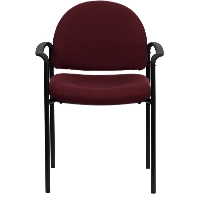 Flash Furniture Comfort Stackable Steel Side Reception Chair With Arms 10 Flash Furniture Comfort Stackable Steel Side Reception Chair With Arms - Image 8
