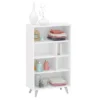 40.75" Sidney 4 Shelf Bookshelf White - Polifurniture 2 40.75" Sidney 4 Shelf Bookshelf White - Polifurniture -Furniture Store GUEST 69fbe13a 5f5b 4e5f b962 89f65f145f8b