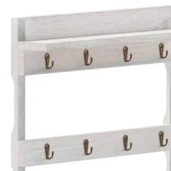Emma And Oliver Wall Mounted Mug Rack With 12 Coffee Cup Hangers And Built-In Shelf For Coffee, Sugar & More -Furniture Store GUEST 6c12fc6d ac69 4a73 a6bc 17e7de058021