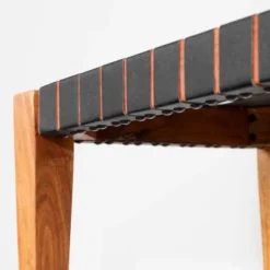 Balka Woven Leather Bench Matte Black - South Shore 12 Balka Woven Leather Bench Matte Black - South Shore -Furniture Store GUEST 6d87346f 7860 4369 a8e4 987b8a06782a