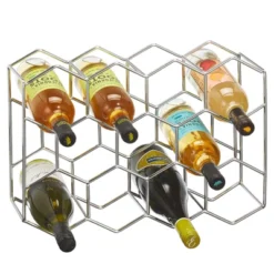 MDesign Hexagon 11 Bottle Wine Rack For Kitchen Counter Or Fridge -Furniture Store GUEST 6dd7f036 42af 4c4d 8732 2ece03a12543