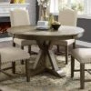 Iohomes Jellison Transitional Round Dining Table Light Oak - HOMES: Inside + Out