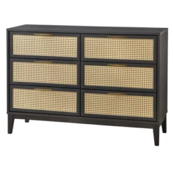 Andros 6 Drawer Dresser With Faux Cane Drawer Fronts - Buylateral -Furniture Store GUEST 6f5334fb e7ad 412c 9882 452447f76680