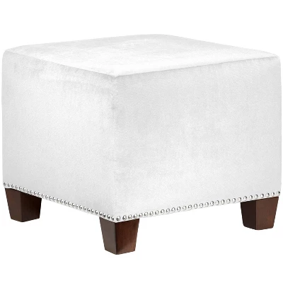 Square Nail Button Ottoman - Skyline Furniture 10 Square Nail Button Ottoman - Skyline Furniture - Image 8