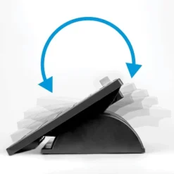 Fellowes Adjustable Locking Footrest W/Microban 17 1/2 X 13 1/8 X 5 5/8 Black/Silver 8035001 -Furniture Store GUEST 7105950d 5e98 4df7 bd74 b49ece36ee33