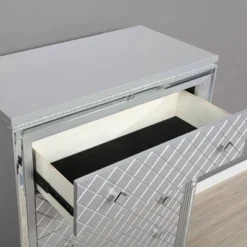 6pc Tenaya Bedroom Set Silver/Gray - HOMES: Inside + Out -Furniture Store GUEST 7182d5fb ff26 438c 83eb a80a27009da1