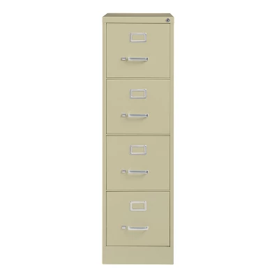 Hirsh 22" Deep 4 Drawer Letter Width Vertical File Cabinet 3 Hirsh 22" Deep 4 Drawer Letter Width Vertical File Cabinet