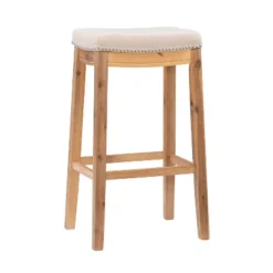 Claridge Rustic Backless Barstool - Linon -Furniture Store GUEST 72d18f4b edaf 48db b6e2 e1395a9b4c3b