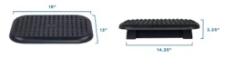 Mount-It! Ergonomic Foot Rest Under Desk | Adjustable Tilt Footrest W/ Textured Massage Surface | Work Footstool Under Office Desk Foot Support, Black -Furniture Store GUEST 73b99a9f 30a9 4b19 af9f 8b5260a6f5eb
