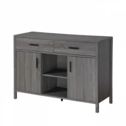 FC Design 47"W Sideboard Storage Cabinet, Dining Server Cupboard Buffet Table With Two Cabinets And Drawers -Furniture Store GUEST 743683b8 8ea4 4e43 9fe4 6df13817b88c
