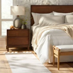 Wood & Cane Transitional Nightstand - Hearth & Hand™ With Magnolia -Furniture Store GUEST 7458edb0 cafe 4b22 951c a4eb42bc6887 1