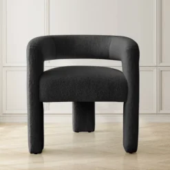 ZEN 25" Wide Contemporary Design Faux Shearling Boasting Curved Streamlined Silhouette Armrest Accent Barrel Chair-The Pop Maison 20 ZEN 25" Wide Contemporary Design Faux Shearling Boasting Curved Streamlined Silhouette Armrest Accent Barrel Chair-The Pop Maison -Furniture Store GUEST 74dba0da 9b98 4402 815b d2da899f60f7