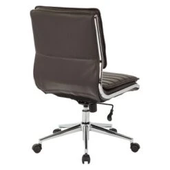Armless Mid Back Manager's Faux Leather Chair With Chrome Base - OSP Designs 14 Armless Mid Back Manager's Faux Leather Chair With Chrome Base - OSP Designs -Furniture Store GUEST 755c35ac 09c0 46d7 8940 7a835ddd6d2d