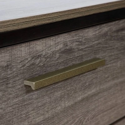 Gordon 2 Drawer Nightstand Two-Tone Antique Gray - MiBasics 5 Gordon 2 Drawer Nightstand Two-Tone Antique Gray - MiBasics - Image 3