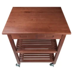 Jonathan Kitchen Cart Walnut - Winsome -Furniture Store GUEST 769fe220 fffe 4b7e 9998 08b9ab122f5c