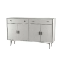 Benito 58'' Wide 2 Drawer Modern Sideboard With Solid Wood Legs | KARAT HOME