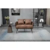 Modern Accent Metal Frame Tufted Sofa With Arms - ModernLuxe -Furniture Store GUEST 7855ed61 0d06 4c42 bb70 5b0a462a3cb5