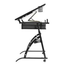 Core Drawing Table And Stool Set Charcoal Black/White - Studio Designs -Furniture Store GUEST 79f7bda2 f520 41aa 8a87 36abcb8283e3