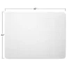WorkOnIt Office Desk Chair Floor Mat, Clear