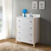 Melbourne 4 Drawer Chest White - Powell