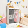 Costway Kids Dress Up Storage Hanging Armoire Dresser Costume Closet W/Mirror & Toy Bins -Furniture Store GUEST 7cde1617 8d83 4fd5 bb0d a52a3f030a4a