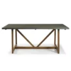 72" Solid Wood Trestle Dining Table - Saracina Home