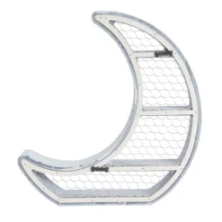 Farmlyn Creek Small Wooden Crescent Moon Wall Shelf For Crystals & Essential Oils, Rustic Home Wall Decor For Nursery, White, 10.7 X 11.2 X 2 In 16 Farmlyn Creek Small Wooden Crescent Moon Wall Shelf For Crystals & Essential Oils, Rustic Home Wall Decor For Nursery, White, 10.7 X 11.2 X 2 In -Furniture Store GUEST 7d99acc8 6c7e 423e 9166 b3abce2e2a30