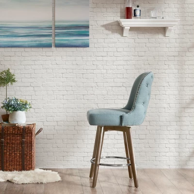 Bryant Counter Height Barstool With Swivel Seat - Madison Park 3 Bryant Counter Height Barstool With Swivel Seat - Madison Park