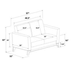 Middlefield Loveseat - Threshold™ -Furniture Store GUEST 7e8ad27d 0f68 4d25 961d 3c689f130159