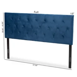 Felix Velvet Fabric Upholstered Headboard - Baxton Studio 11 Felix Velvet Fabric Upholstered Headboard - Baxton Studio -Furniture Store GUEST 7f5c9f4f c29f 439d 9287 97dce2cbc135